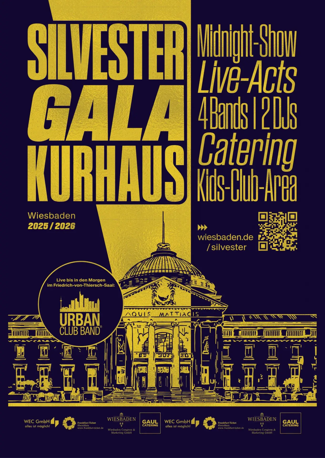Silvester Gala im Kurhaus Wiesbaden 2025 / 2026